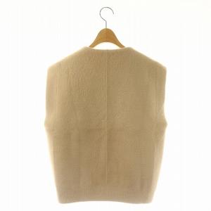 IENA 23AW 金ボタンニットベスト ライトベージュ