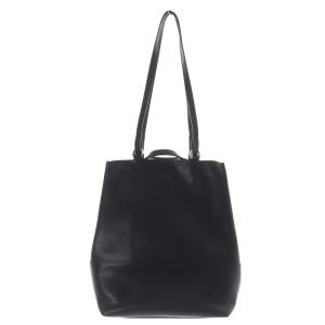 VIOLA d'ORO SYDNEY イタリアンダブルフェイスレザー トートバッグ ショルダーバッグ 2way ロゴ 黒 ブラック