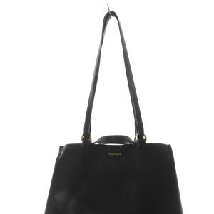 VIOLA d'ORO SYDNEY イタリアンダブルフェイスレザー トートバッグ ショルダーバッグ 2way ロゴ 黒 ブラック