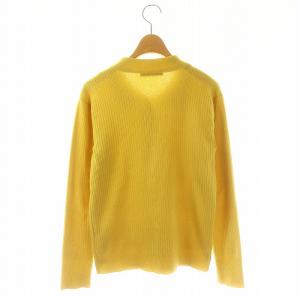 JOURNAL STANDARD relume 24AW ポロ襟カーディガン 長袖 ニット F 黄色 イエロー