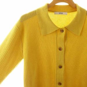 JOURNAL STANDARD relume 24AW ポロ襟カーディガン 長袖 ニット F 黄色 イエロー