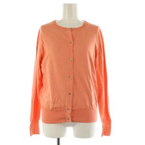 20SS filartexアンサンブルニット カーディガン 五分袖カットソー クルーネック コットン オレンジ