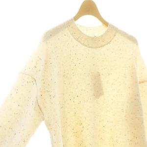 Theory 23AW Woolcash Donegal Karenia CN カシミヤ混ニット セーター 長袖 カシミヤ混 S アイボリー