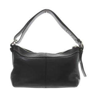 COACH アシュレイレザーダッフル ショルダーバッグ 2WAY ハンドバッグ レザー 黒 ブラック F14183