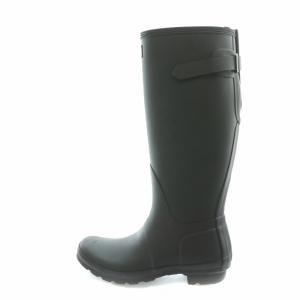 オリジナルトールレインブーツ 長靴 雨靴 ロング ロゴ ローヒール UK5 黒 ブラック WFT1001RMA