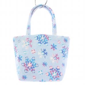 ラブラリー LOVERARY ドリーミースノー ハンドバッグ トートバッグ ブルー /KH OF