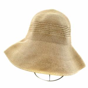 Athena New York ストローハット 麦わら帽子 刺繍 ベージュ /AN29 OF