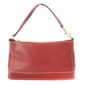 COACH オールド オールレザー アクセサリーポーチ 赤 9311 /MM OF SH