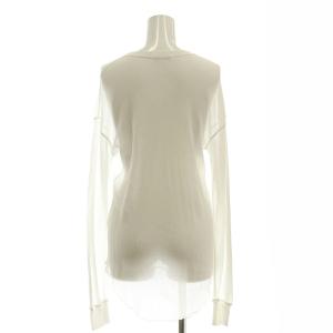 EVERYDAY I LIKE 24SS シアーワッフル Sheer Waffle Tシャツ カットソー 長袖 プルオーバー コットン F 白 ホワイト