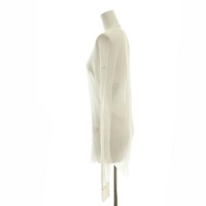 EVERYDAY I LIKE 24SS シアーワッフル Sheer Waffle Tシャツ カットソー 長袖 プルオーバー コットン F 白 ホワイト