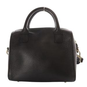 ANYA HINDMARCH カーカー トートバッグ ショルダーバッグ 2way 斜め掛け ミニ レザー 黒 ブラック