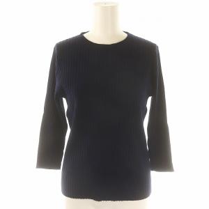 リブクルーネック プルオーバー RIB CREW NECK P/O セーター 長袖 F 紺 ネイビー