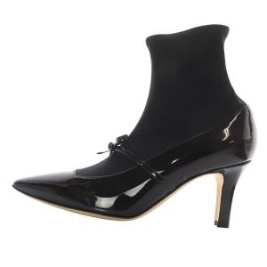 APOONKLE アンクルブーツ 37 ブラック