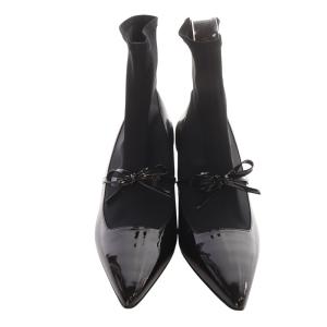 MANOLO BLAHNIK APOONKLE アンクルブーツ 37 ブラック