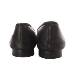 CHANEL パンプス フラット ココマーク 37.5C ブラック A02819