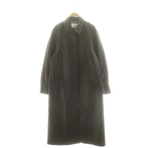 23AW CRASH SYNTHETIC LEATHER COAT コート アウター ロング ステンカラー