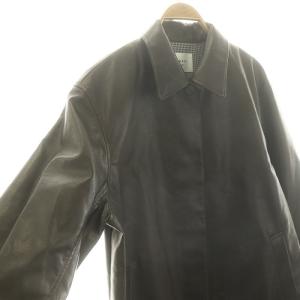 Ameri VINTAGE 23AW CRASH SYNTHETIC LEATHER COAT コート アウター ロング ステンカラー