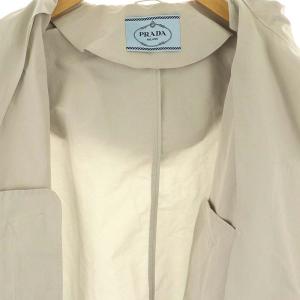 PRADA 20年製 フード ジャケット 36 グレー