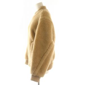 Max Mara Arcella Teddy ボンバージャケット 38 ベージュ