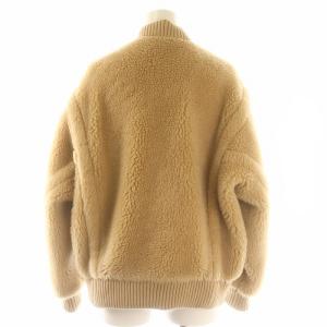Max Mara Arcella Teddy ボンバージャケット 38 ベージュ