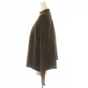 Theory CHARMANT ROLLNECK PO カシミヤ混ウールニット セーター 長袖 S 茶 ブラウン