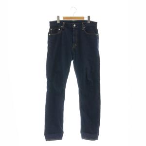 オイカワデニム 5ポケット テーパード デニムパンツ ジッパーフライ 31 紺 ネイビー /HK OS