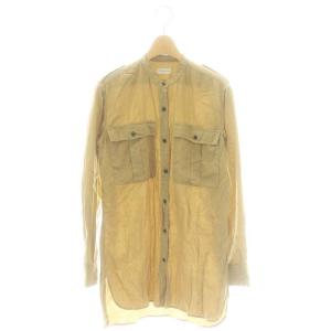 ミリタリーシャツ 34 ベージュ