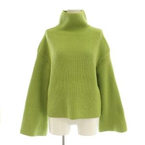 タートルネックニット セーター 長袖 緑 グリーン 40007 /KO OS