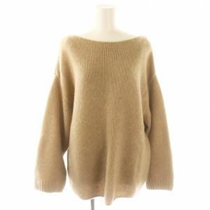 ニット プルオーバー カシミヤ シルク混 ベージュ 37558
