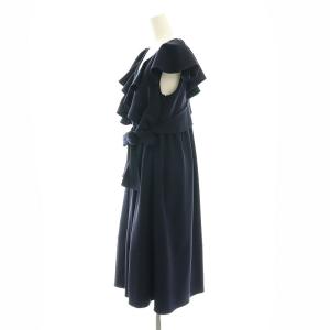 ADEAM MARGARET Dressワンピース XS ネイビー 43686