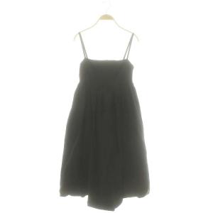 ワンピース キャミワンピース キャミソールワンピース ロング 38 黒 ブラック 07075