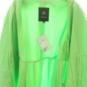 Drawer コットンギャザーコート スプリングコート 36 ライム /HK OS