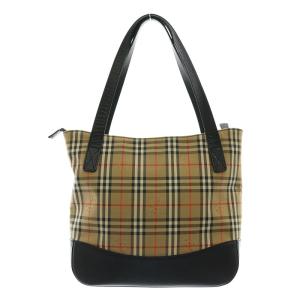 BURBERRY ハンドバッグ ノバチェック ブラック ベージュ
