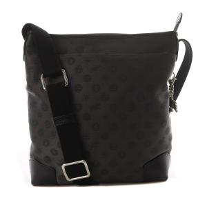 ショルダーバッグ クロスボディ 総柄 チャーム 黒 ブラック /SB OS