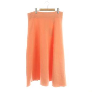 24SS ウールニットミディスカート Wool Knit Midi Skirt ロング丈 マキシ丈 フレア