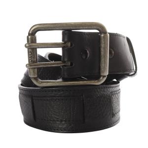 レザー バックルベルト 95 黒 ブラック