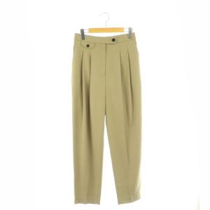 24AW フラップデザイン2タックダンディパンツ テーパード 0 ベージュ /HK OS