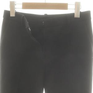 Theory 23AW Bistretch Double 3 Treeca GZ ストレッチパンツ テーパードスリム 00 黒 ブラック