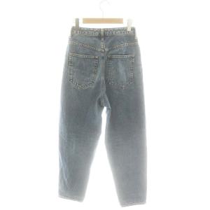 nagonstans MODEST 001 デニムパンツ ジーンズ テーパード ハイウエスト 34 青 ブルー