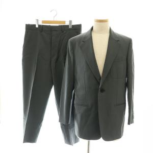 セットアップ 上下 スーツ 背抜き1Bジャケット テーラード テーパードパンツ センタープレス ジッパーフライ