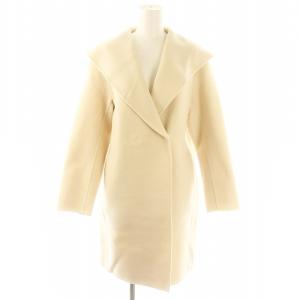 vingt-trois ウールリバー フード付き ミドル丈コート アウター 36 ライトベージュ /DF