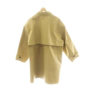 Ameri VINTAGE 24SS CASUAL LIKE CAPA COAT コート ロング 薄手 ステンカラー レザー S マスタードイエロー