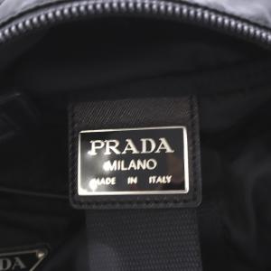 PRADA ボストンバッグ 三角ロゴ ナイロン ブラック