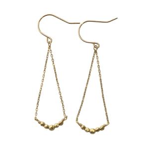 ピアス ドロップデザイン K10 ゴールド /YO29