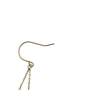 NOJESS ピアス ドロップデザイン K10 ゴールド /YO29