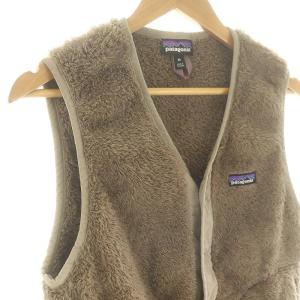 Patagonia LOS GATOS VEST ベスト ボアフリース 前開き Vネック スナップボタン XS 茶色 ブラウン