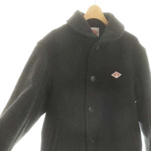 DANTON ウールモッサジャケット ブルゾン 36 黒 ブラック /ES OS