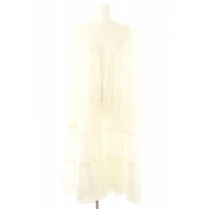 Ron Herman別注 Maida Midi Dress ワンピース ロング マキシ丈 長袖 ギャザー XS 白 ホワイト