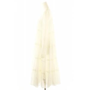 Merlette Ron Herman別注 Maida Midi Dress ワンピース ロング マキシ丈 長袖 ギャザー XS 白 ホワイト