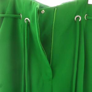 Diagram GRACE CONTINENTAL コードベルトパンツ テーパード センタープレス 38 M 緑 グリーン